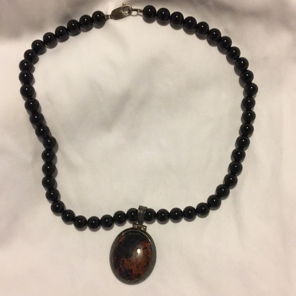 .925 Necklace with gem Charm